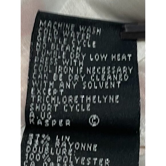 Vintage Kasper Essential Sportswear Floral Jacket With Button Front&Pockets Sz8 - Picture 10 of 13